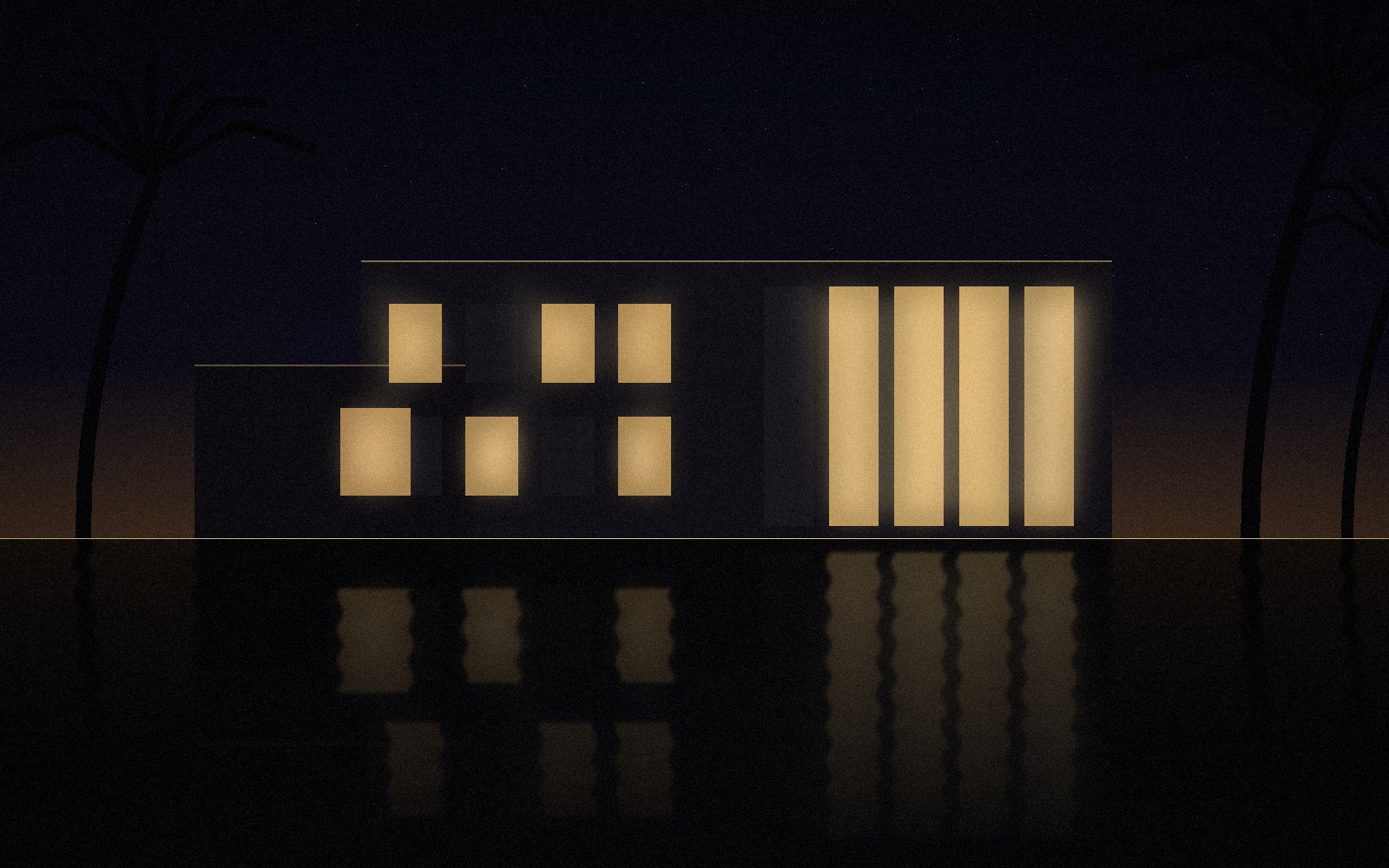 Estate after lighting, by Nocturne Lumière